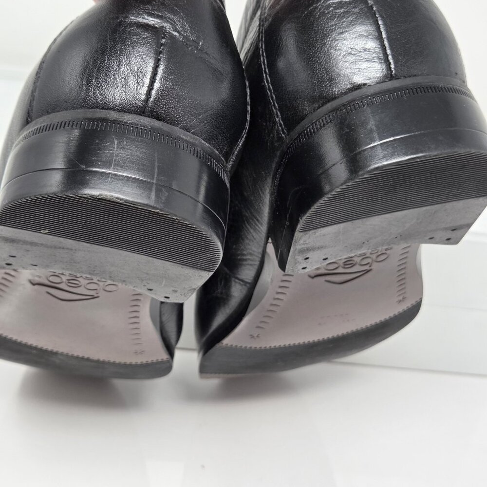 Abeo Bio System Venetian Comfort Shoe Loafers Black Leather Mens 9 - Picture 6 of 8
